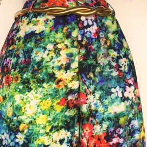 Lucy & Co. Gardenia Floral Pants